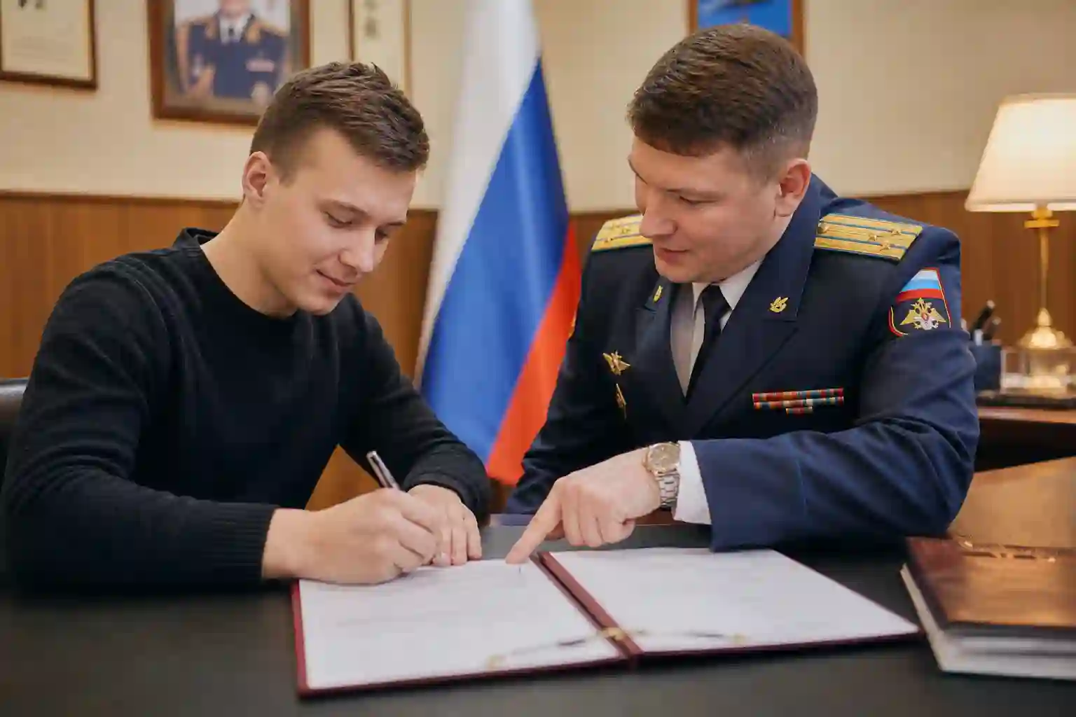 Оформление документов в пункте отбора